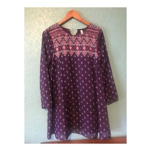 Beautees Loose purple dress
